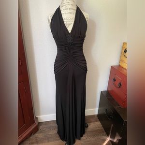 Scott McClintock Size 6 Beaded Halter Dress